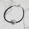 DIOR 25SS Graviertes Cannage-Armband Schwarz Silber (B2538HOMLE 004) 135875779 [P]