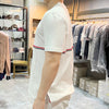 THOM BROWNE Kurzarm-T-Shirt mit Streifen in Weiß (MJS221A J0058 100) 123479219 [P]