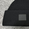 ACNE STUDIOS アクネ 大きな顔 ロゴ パッチ ウール ニット ビーニー C40425 900 149525189 [P]