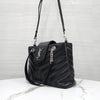 SAINT LAURENT ルル スモール チェーンバッグ ブラック シルバー 520537 10437 163155873 [P]