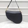 DIOR ブラックレザーサドルストラップバッグ 702 163156280 [P]