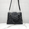 SAINT LAURENT ルル スモール チェーンバッグ ブラック シルバー 520537 10437 163155873 [P]