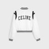 CELINE ロゴパッチクロップバージョンバイカー秋冬ジャケット 36 2W803227R 5788 163158534 [P]