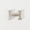 Hermes Reversible Dual-Sided Black 32mm Belt with Silver Buckle 160106348 [P]