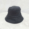 CHANEL グレー カシミア バケットハット S 3107 163158447 [P]