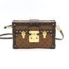 LOUIS VUITTON モノグラム プティット マル ミニ トランク ショルダーバッグ 152892604 [P]