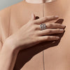 Hermes Large Model Silver Ring H109506B 00054 162653103 [P]
