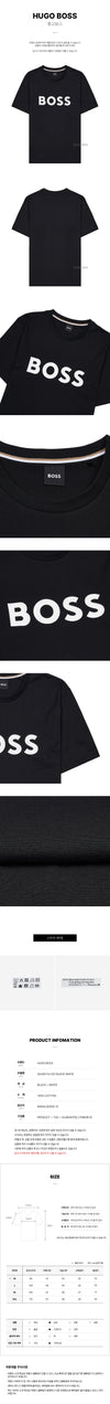 HUGO BOSS Herren T-Shirt mit Logo-Print 127068664 [P]
