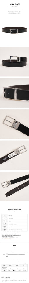 HUGO BOSS リバーシブルベルト 50537112 002 SS26 メンズ 153251871 [P]