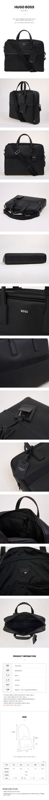 Hugo Boss Document Case with Logo FW25 for Men 50548188 001 152837343 [P]