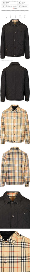 BURBERRY リバーシブルキルティングジャケット ブラック 8115788 159638646 [P]