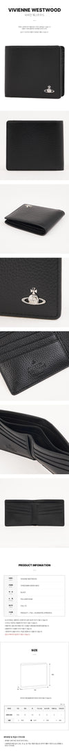 Vivienne Westwood Men's Grain Billfold Wallet 157406016 [P]