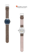 HAMILTON Armbanduhr H70545540 Khaki Field Titan Herrenlederarmbanduhr 80354796 [P]
