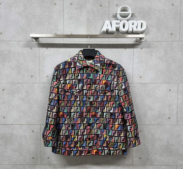 FENDI オールオーバーロゴブルゾンジャケット AFD022585N 52591401 [P]