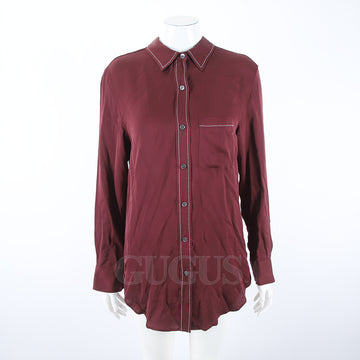 Theory Silk Long Sleeve Blouse 125040