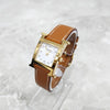 HERMES H Uhr 25mm Chestnut Gold 9485 7175514 [P]