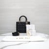 Dior Lady Medium Bag Black Cannage M0565ONGE 10402 5317583 [P]