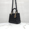 Dior Lady Medium Bag Black Cannage M0565ONGE 10402 5317583 [P]