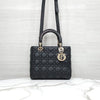 Dior Lady Medium Bag Black Cannage M0565ONGE 10402 5317583 [P]