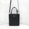 Prada Brushed Triangle Logo Leather Tote Shoulder Bag 1BA401 8165 163156071 [P]