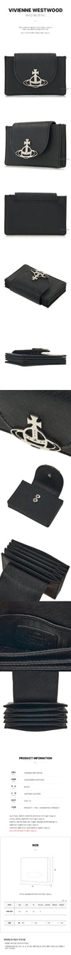 Vivienne Westwood Saffiano Flap Card Case 156244665 [P]