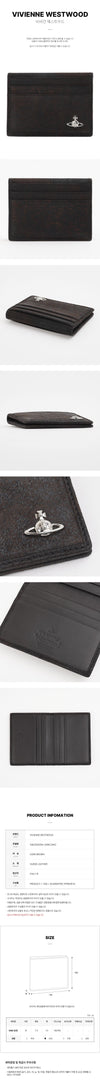 Vivienne Westwood Suede Leather Card Holder 156243262 [P]