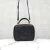 GUCCI Interlocking G Blondie Top Handle Vanity Schultertasche Schwarz 744434 10660 6191872 [P]