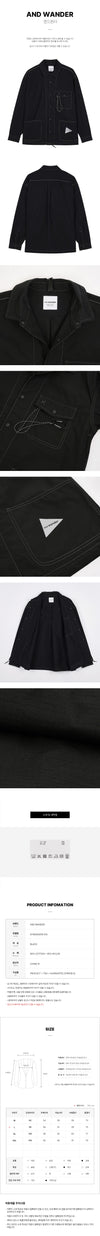 And Wander Cordura Lip Shirt Jacket 154072715 [P]