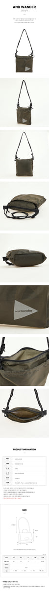 AND WANDER クロスボディバッグ 153704636 [P]