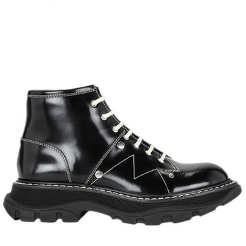 ALEXANDER MCQUEEN トレッド レースアップ ブーツ (595469 WHZ81 1090) 75942018 [P]