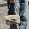 CHANEL ビッグCCツイードピンクチェーンショルダーバッグ 3VCHB28765 129344812 [P]