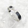 HERMES シルバー マットブラック T6 クリックアシュブレスレット 7889 2529726 [P]