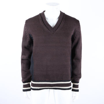 LOUIS VUITTON V-Ausschnitt Strickpullover 124759