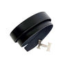 Hermes Reversible Dual-Sided Black 32mm Belt with Silver Buckle 160106348 [P]