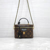 LOUIS VUITTON Monogram Vanity PM Tote Chain Schultertasche M47128 9584 163154689 [P]