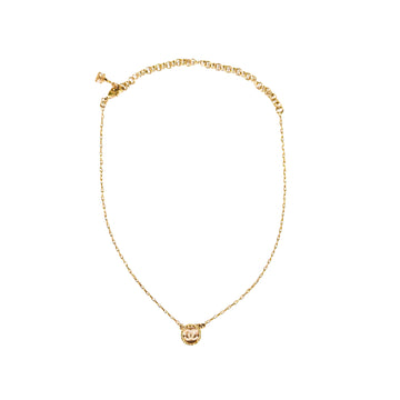 CHANEL クリスタルペンダントネックレス ゴールド AB9046 154765091