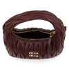 MIU MIU ナパレザー ホーボーバッグ 5BC125-AN88-F0007-OOY 162109725 [P]
