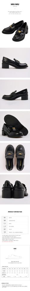 MIU MIU Damen Loafer aus gebürstetem Leder 152929281 [P]