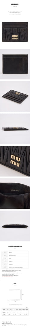 MIU MIU Kartenetui aus Napa-Leder 151648289 [P]