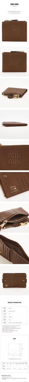 Miu Miu Small Napa Leather Wallet 162370864 [P]