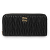 Miu Miu Quilted Nappa Leather Wallet 162109643 [P]