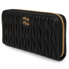 Miu Miu Quilted Nappa Leather Wallet 162109643 [P]