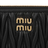 Miu Miu Quilted Nappa Leather Wallet 162109643 [P]