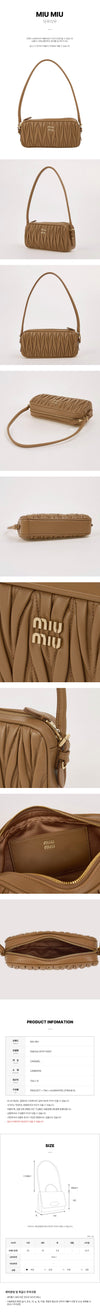 MIU MIU 5NE024 AFPP F098L FW25 Damen Maatraesse Pouch Schultertasche 152929341 [P]