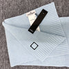 STONE ISLAND Kinderlogo-Patch Wolle Kaschmir Schal Himmelblau (V0041) 123112029 [P]
