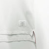 Thom Browne Classic Stripe 4 Bar Classic Pique Short Sleeve Polo T-Shirt White 155940687 [P]
