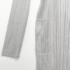 ISSEY MIYAKE Basic Cardigan / Hellgrau 159353013 [P]