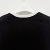 Courreges Reedition Logo Bumpy Contrast T-Shirt Black Heritage White 155941180 [P]