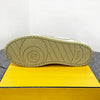 FENDI Logo Lettering Match Leder Low-Top Sneakers Seide Weiß 134049636 [P]