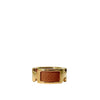 Hermes Olymp Ring Metal Medium Yellow Gold Etoupe H500058FC37 157403461 [P]